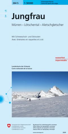 Swisstopo - Schweizer Landeskarten mit Skirouten